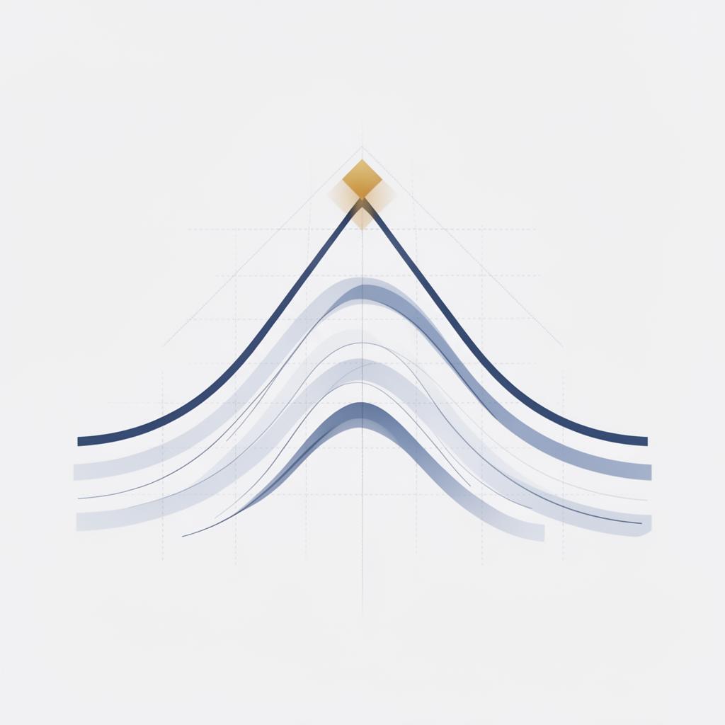 Abstract illustration of a journey pathway representing the onboarding process
